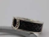 Wide Band Horsehair Ring