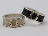 Wide Band Horsehair Ring