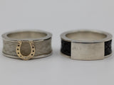 Wide Band Horsehair Ring