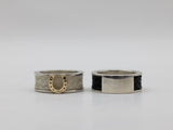 Wide Band Horsehair Ring