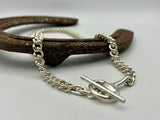 Single Curb Necklace with Half Snaffle Clasp | One-Off