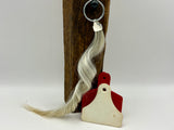 Cow Tail Keyring