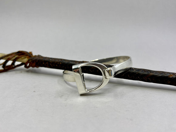 The Original Hinged Stirrup Bangle | Medium 24mm | Chele Clarkin Jewellery