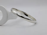 Plain Half Round Bangle | 7.5mm