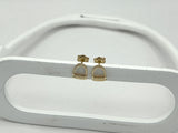 Small Stirrup Stud Earrings | Chele Clarkin Jewellery