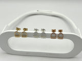 Small Stirrup Stud Earrings | Chele Clarkin Jewellery