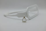 SMALL Stirrup Pendant | with Diamonds