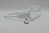 SMALL Stirrup Pendant | with Gemstones