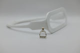 SMALL Stirrup Pendant | with Diamonds