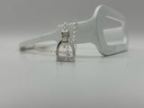 SMALL Stirrup Pendant | with Gemstones