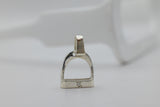 SMALL Stirrup Pendant | with Gemstones
