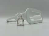 MEDIUM Stirrup Pendant | with Diamonds