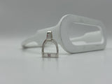MEDIUM Stirrup Pendant | with Gemstones