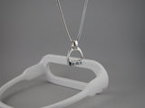 MEDIUM Stirrup Pendant | with Gemstones