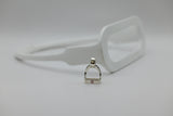 MEDIUM Stirrup Pendant | with Gemstones