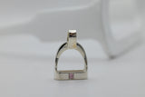 MEDIUM Stirrup Pendant | with Gemstones