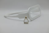 MEDIUM Stirrup Pendant | with Diamonds