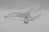 MEDIUM Stirrup Pendant | with Gemstones