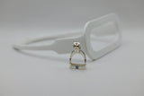 LARGE Stirrup Pendant | with Gemstones