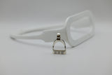 LARGE Stirrup Pendant | Diamonds