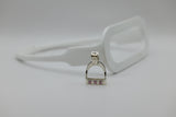 LARGE Stirrup Pendant | with Gemstones