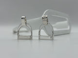 LARGE Stirrup Pendant and Chain Set