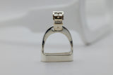 LARGE Stirrup Pendant and Chain Set