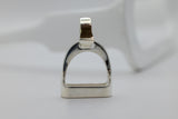 LARGE Stirrup Pendant and Chain Set
