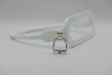 JUMBO Stirrup Pendant | with Gemstones