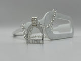 JUMBO Stirrup Pendant | with Diamonds