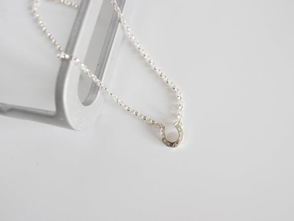 Horseshoe and Belcher Chain Necklace