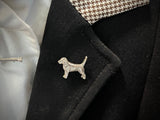 Standing Hound Stockpin | Chele Clarkin Jewellery