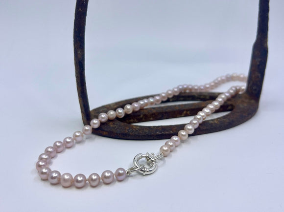 Freshwater Pearls Blush Pink | Baroque | 6.5mm | Chele Clarkin Jewellery