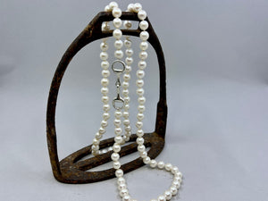 Freshwater Pearls with Snaffle Detail | Chele Clarkin Jewellery