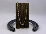 Medium Oval Belcher Chain | Gold from Chele Clarkin Jewellery