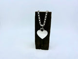 Heart Tag Pendant | Large | Plain from Chele Clarkin Jewellery