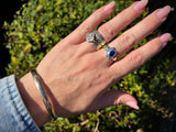 Stone Set Horseshoe Ring from Chele Clarkin Jewellery
