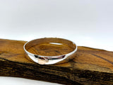 Half Round Bangle with Ear Tag | 10.5mm from Chele Clarkin Jewellery