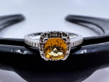 Yellow Citrine Dress Ring | Preloved | Chele Clarkin Jewellery