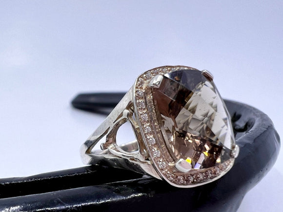 Smokey Quartz Dress Ring | Preloved | Chele Clarkin Jewellery