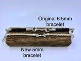 Horsehair Snaffle Bracelet | 5mm Round | Chele Clarkin Jewellery 
