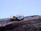 Blue Topaz and Diamond Ring | Preloved| Chele Clarkin Jewellery