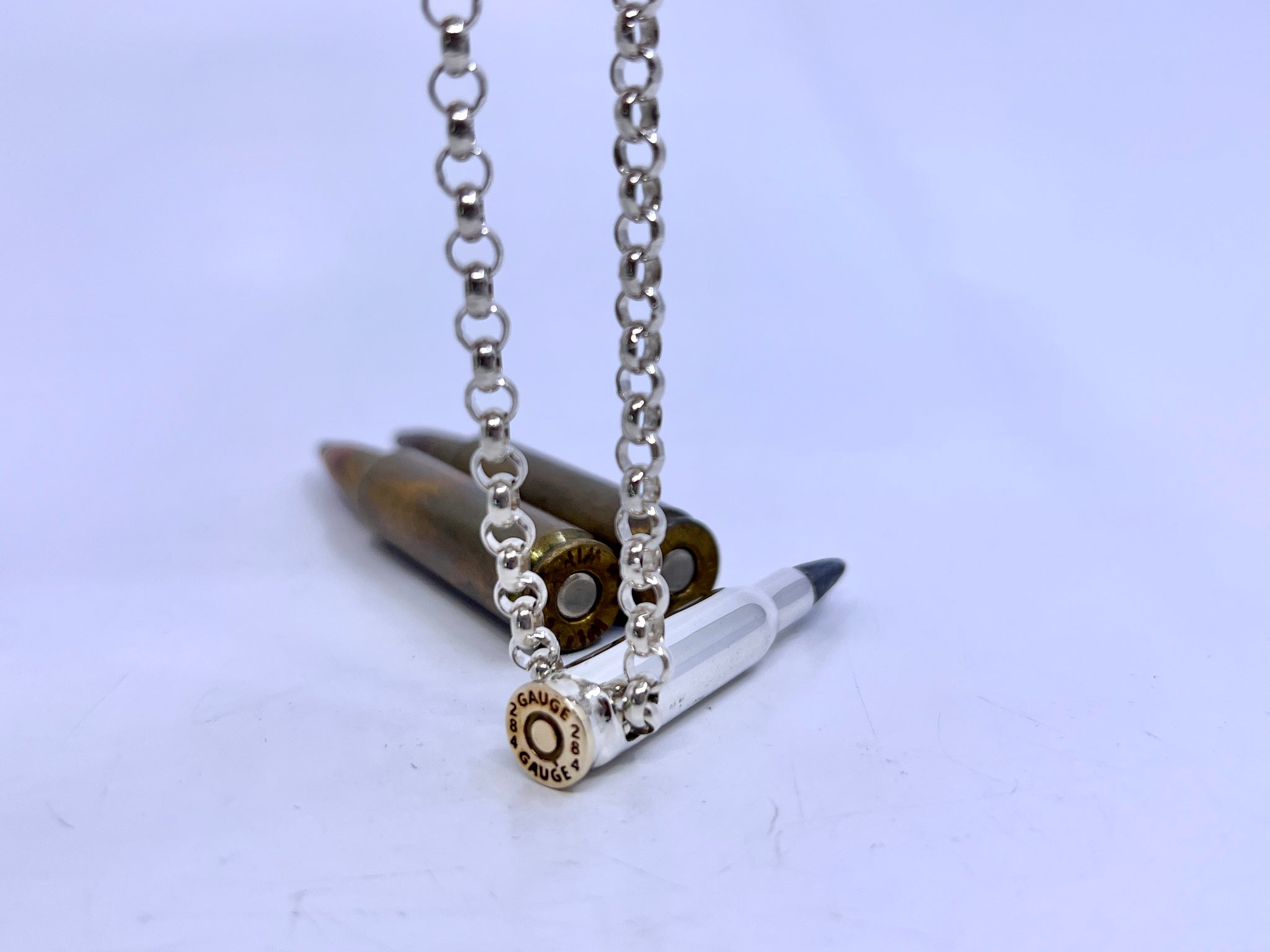 Bullet w/ Cross Stainless Urn Necklace - Perfect Memorials