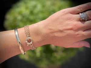 Triple Belcher Chain Bracelet | Preloved | Chele Clarkin Jewellery
