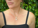 LARGE Stirrup Pendant and Chain Set | Chele Clarkin Jewellery