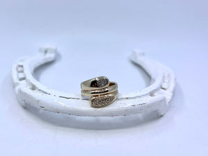9ct Yellow Gold Wrap Diamond Ring | Preloved | Chele Clarkin Jewellery