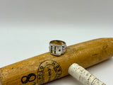 Buckle Ring with Black Diamonds | Large | End of Line | Chele Clarkin Jewellery
