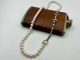 Freshwater Pearls with Snaffle and Stirrup Belcher Chain | Chele Clarkin Jewellery