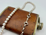 Freshwater Pearls with Snaffle and Stirrup Belcher Chain | Chele Clarkin Jewellery
