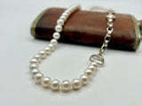 Freshwater Pearls with Snaffle and Stirrup Belcher Chain | Chele Clarkin Jewellery